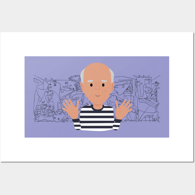 Picasso Wall Art by Creotumundo